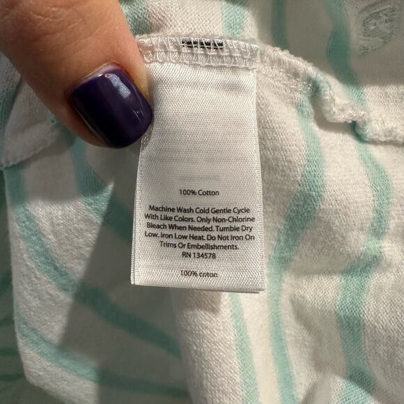 Vineyard Vines Striped Pom-Pom Dress, VGUC, Sz L (14) (14C) - Picture 6 of 7